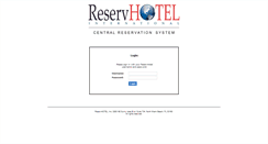 Desktop Screenshot of crs.reservhotel.com