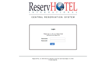 Tablet Screenshot of crs.reservhotel.com